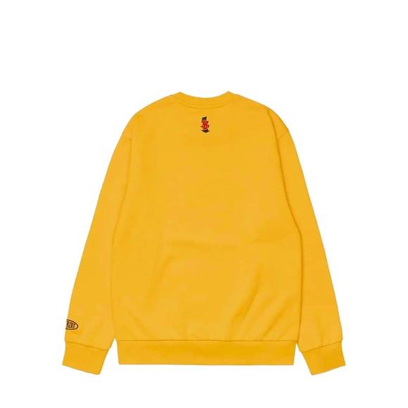 Carhartt WIP Geo Script Sweatshirt 'Popsicle' yellow size L - Picture 2 of 9